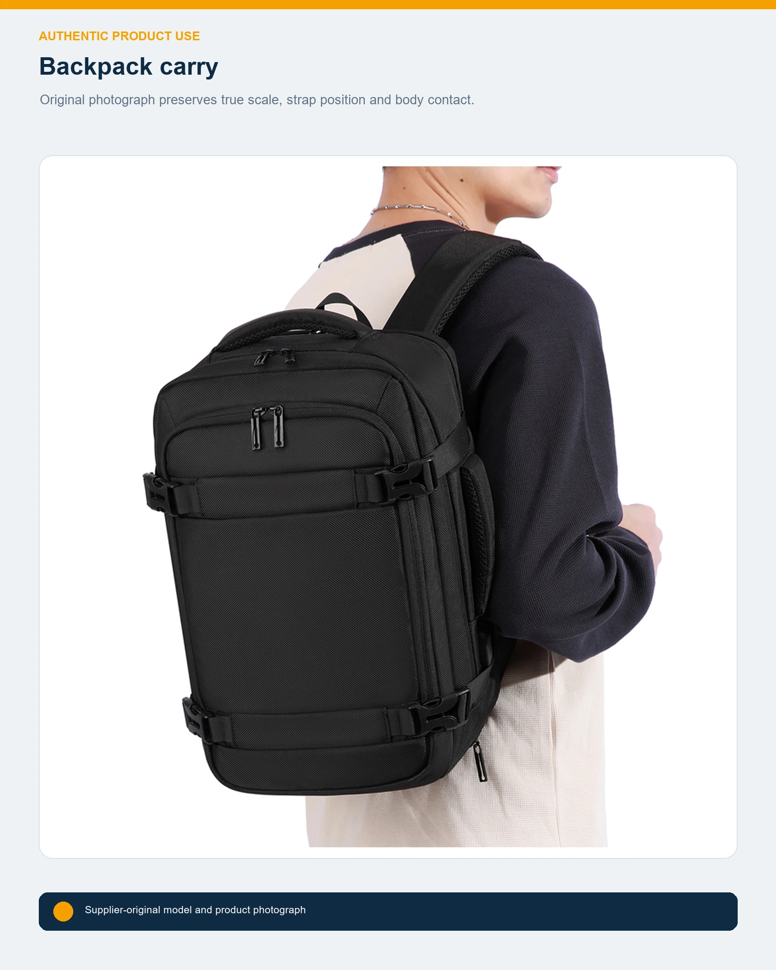 WGX-1922 worn as a backpack