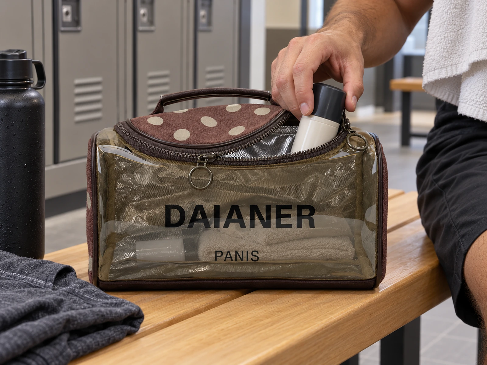 WGX-6880 used for grooming items in a gym locker room