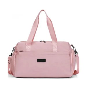 24L Nylon Gym and Weekender Duffel with Separate Shoe Compartment